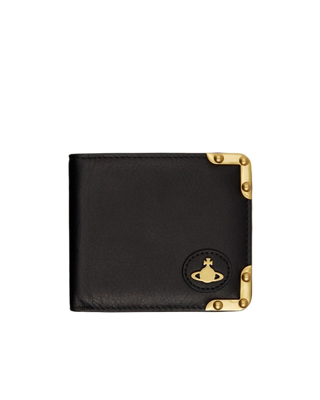 Vivienne Westwood Black Bi-Fold Wallet for men