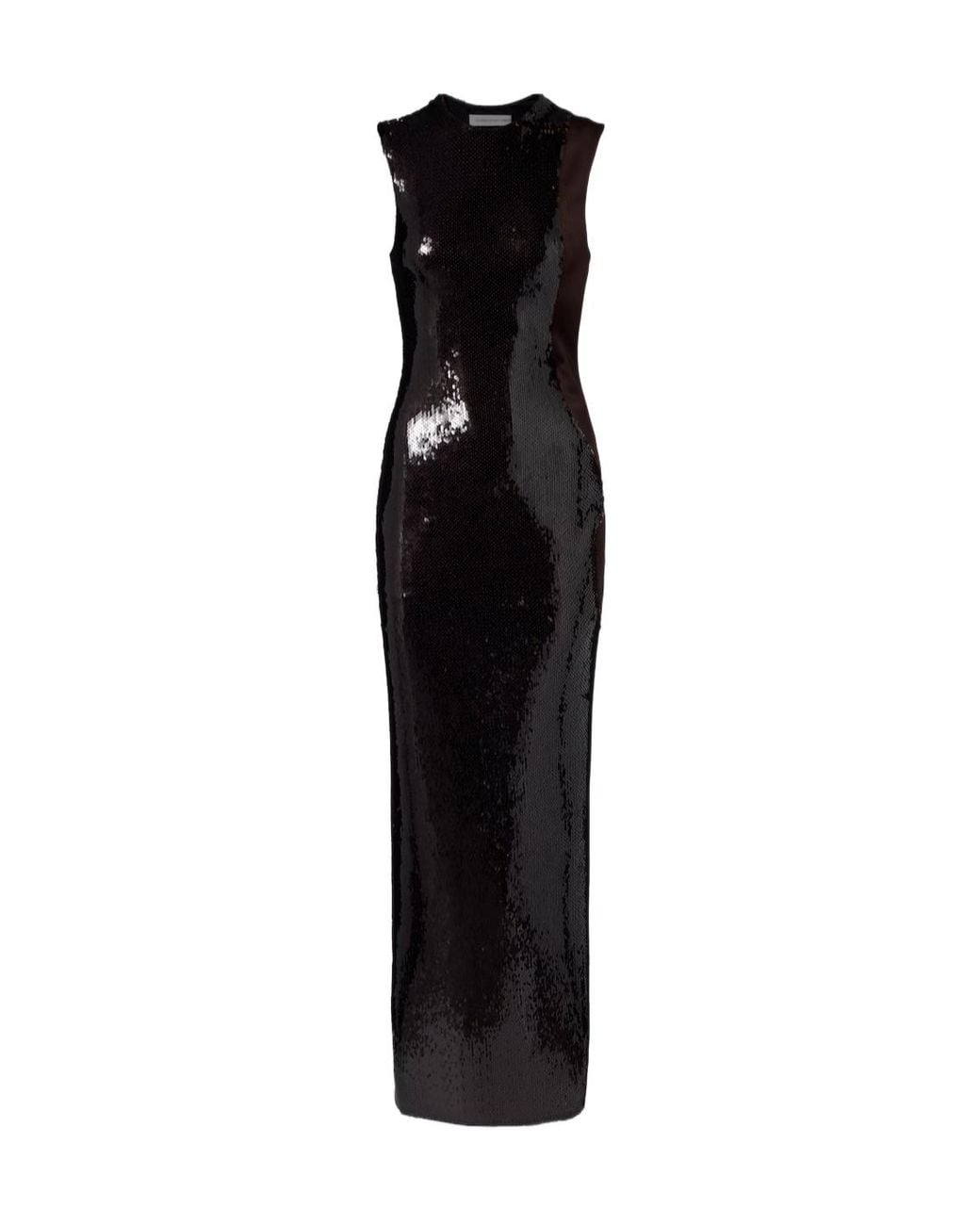 Christopher Esber Black Sequined Gown