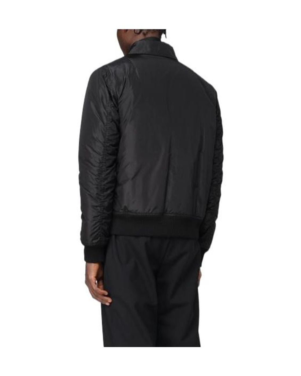 Saint Laurent Black Zip-Up Bomber Jacket for men