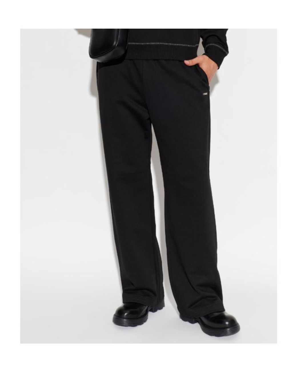 DIESEL Black P Martains Relaxed Sweatpants for men