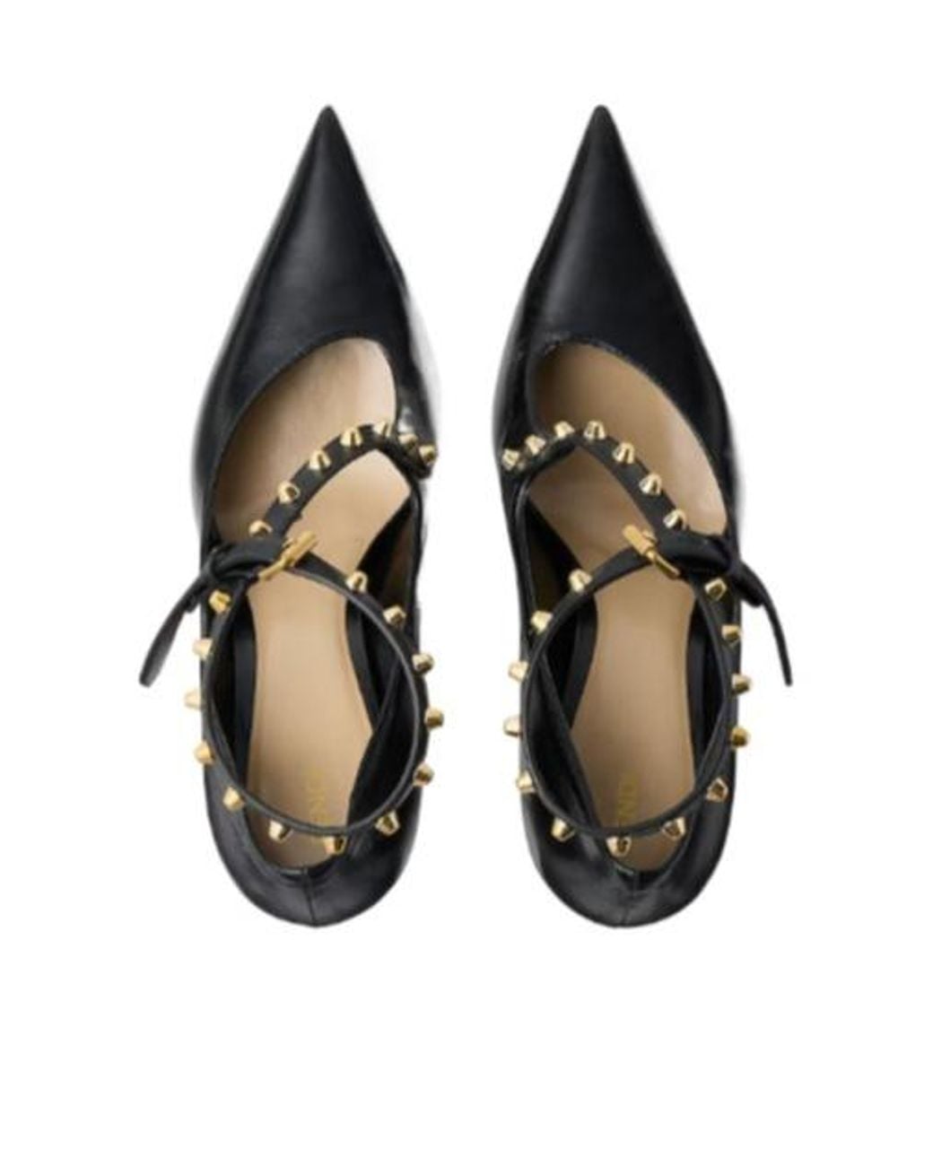 Fendi Black Vertigo Leather Pumps