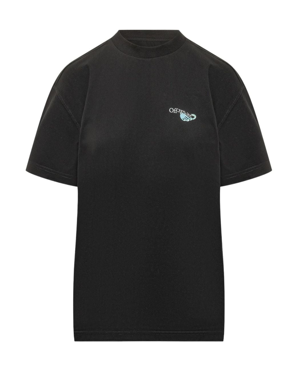Off-White c/o Virgil Abloh Black Off Logo Printed Crewneck T-Shirt