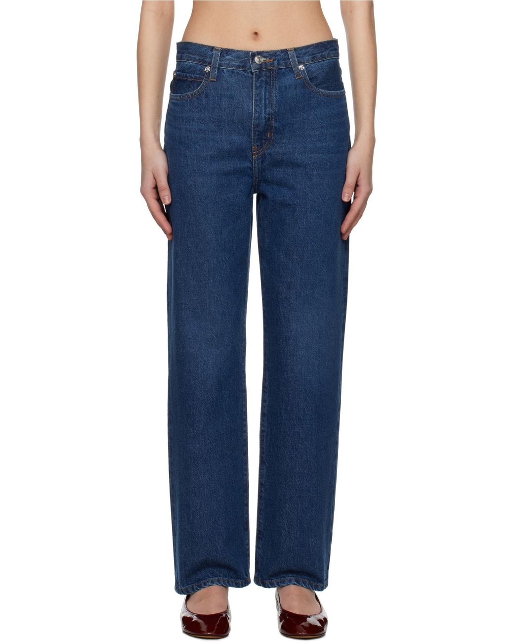 FRAME Blue Le Jane Ankle Jeans