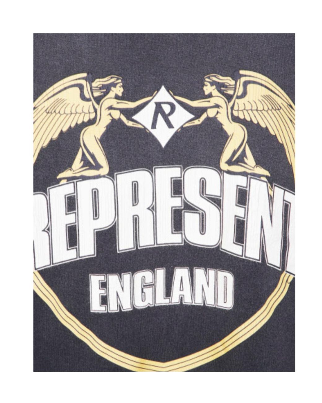 Represent Blue Angel Border Crewneck Sweatshirt for men