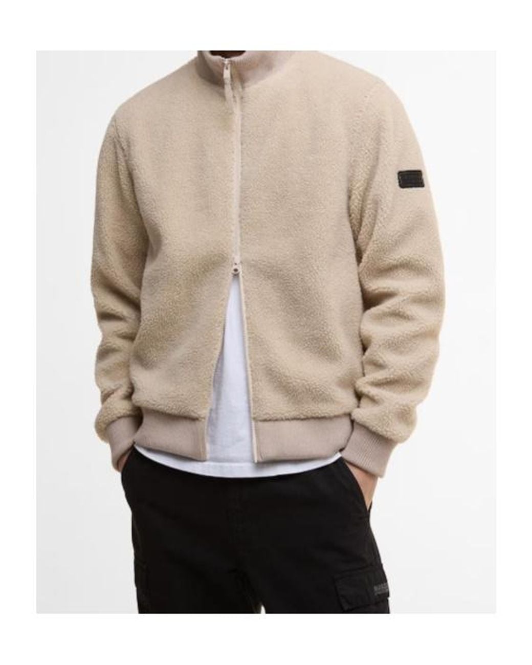Barbour Natural Dinstone Fleece Jacket for men
