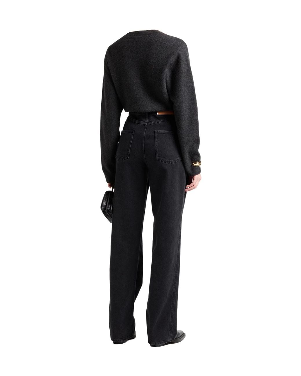 Burberry Black Loose-Fitting Jeans