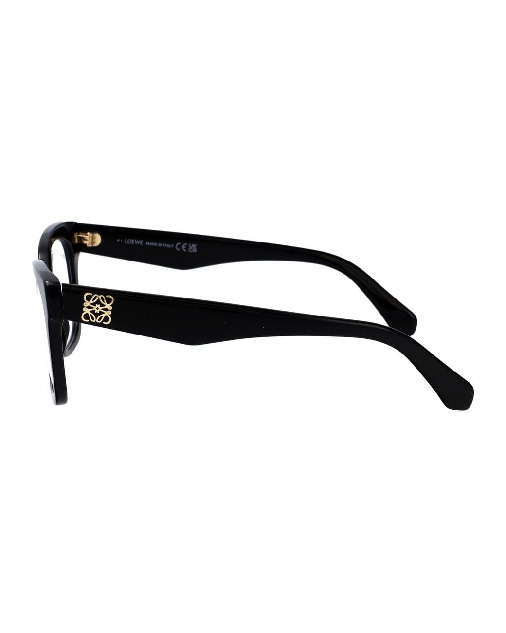 Loewe White Rectangle Frame Glasses