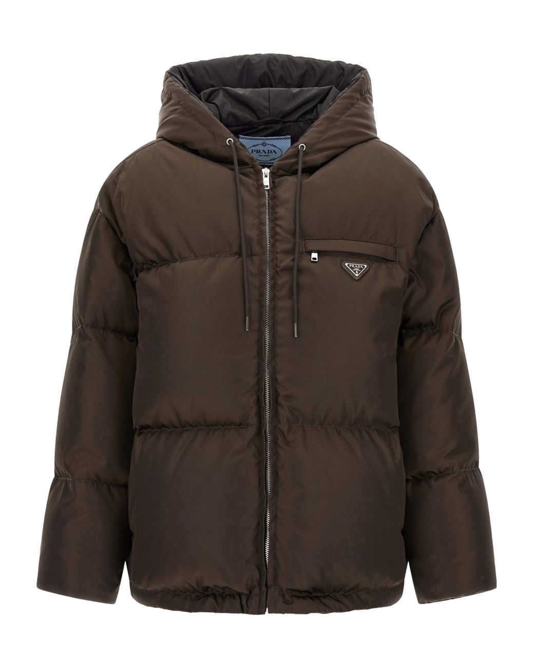 Prada Brown Re-nylon Down Jacket