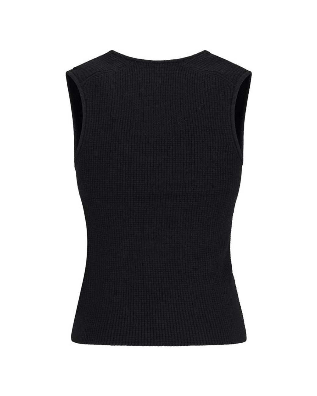 Fear Of God Black Logo Patch Ribbed Tank