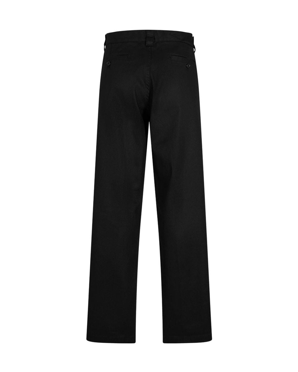 Boss Black Buttonzip Waist Cotton Casual Trousers for men