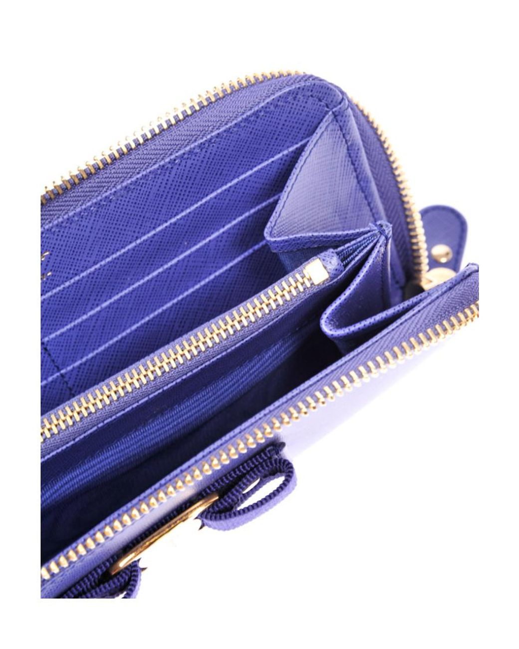 Ferragamo Purple Bow Details Logo Wallet