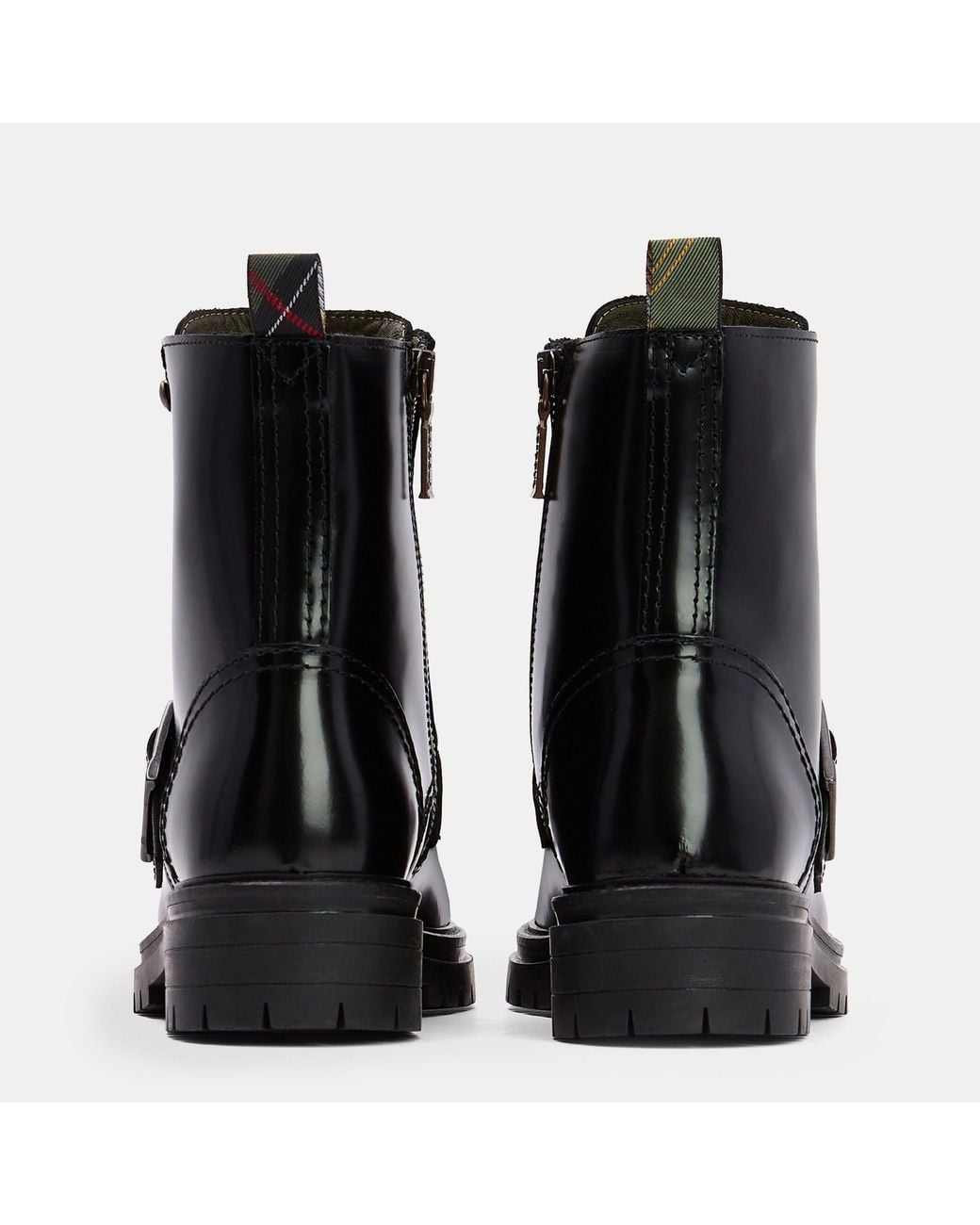 Barbour Black Solid Color Boots