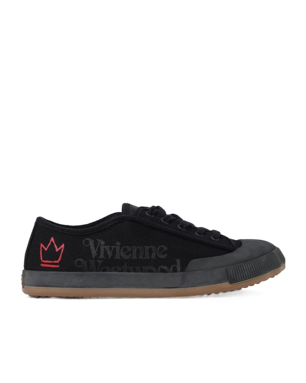 Vivienne Westwood Black Animal Gym Lace-Up Sneakers for men