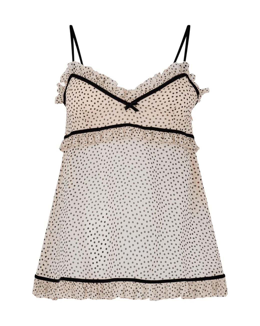 Valentino Multicolor Sheer Camisole Top