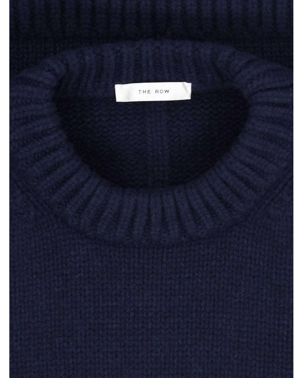The Row Blue Crew Neck Sweater