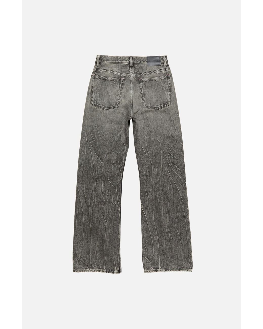Acne Gray Regular Fit Jeans