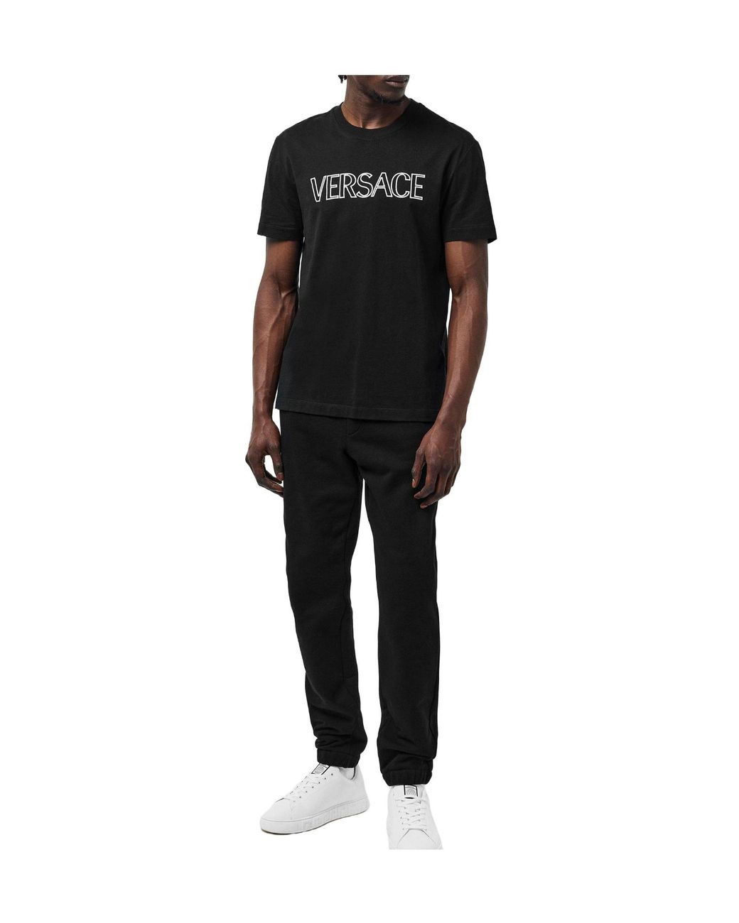 Versace Black Logo T-Shirt for men