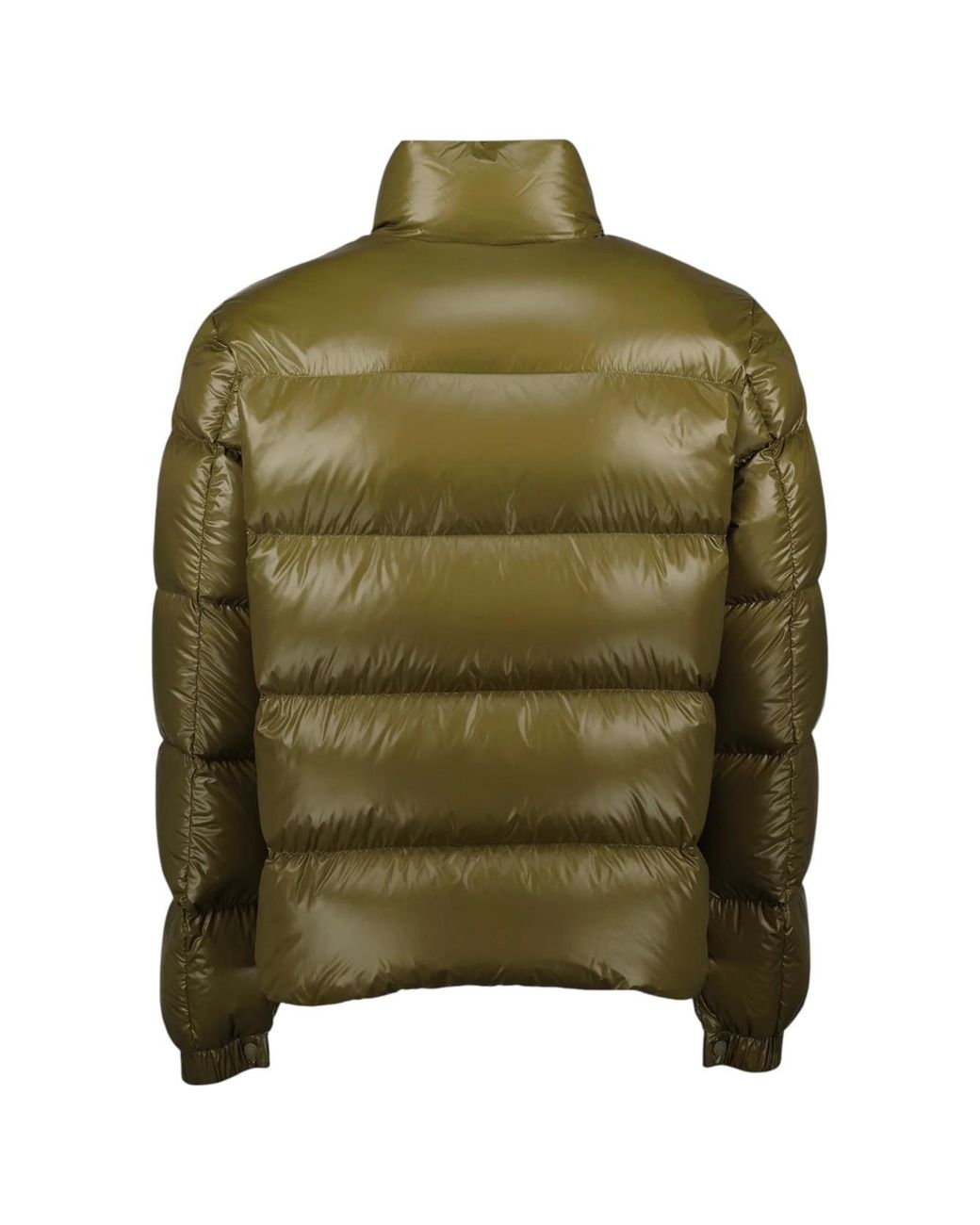 Moncler Green Tripiti Logo Patch Puffer Jacket for men