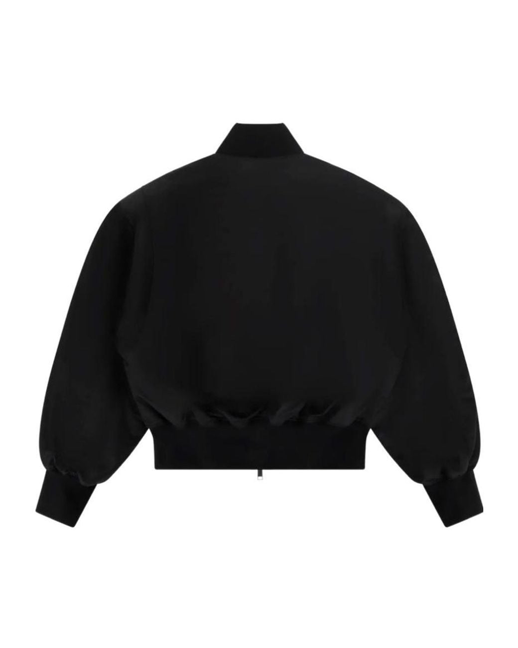Entire studios Black Echo Padded Bomber Jacket for men