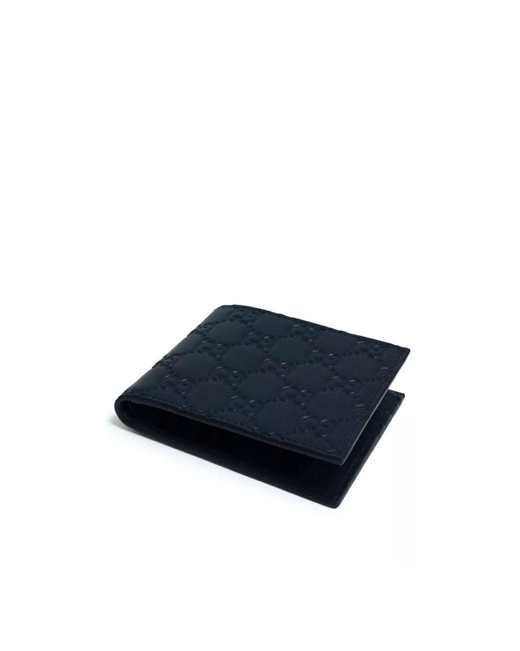 Gucci Blue Embossed Wallet for men