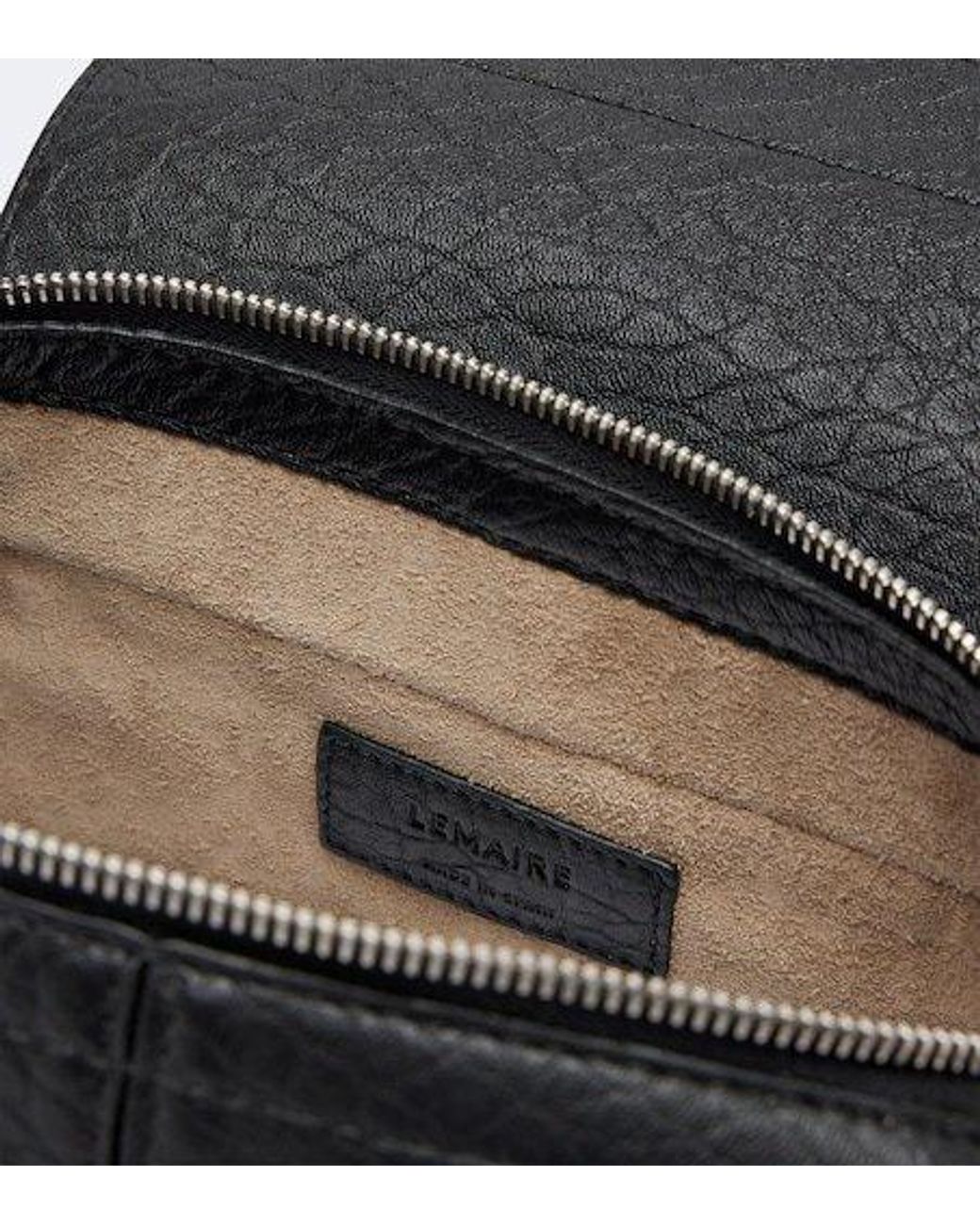 Lemaire Black Gear Shoulder Bag