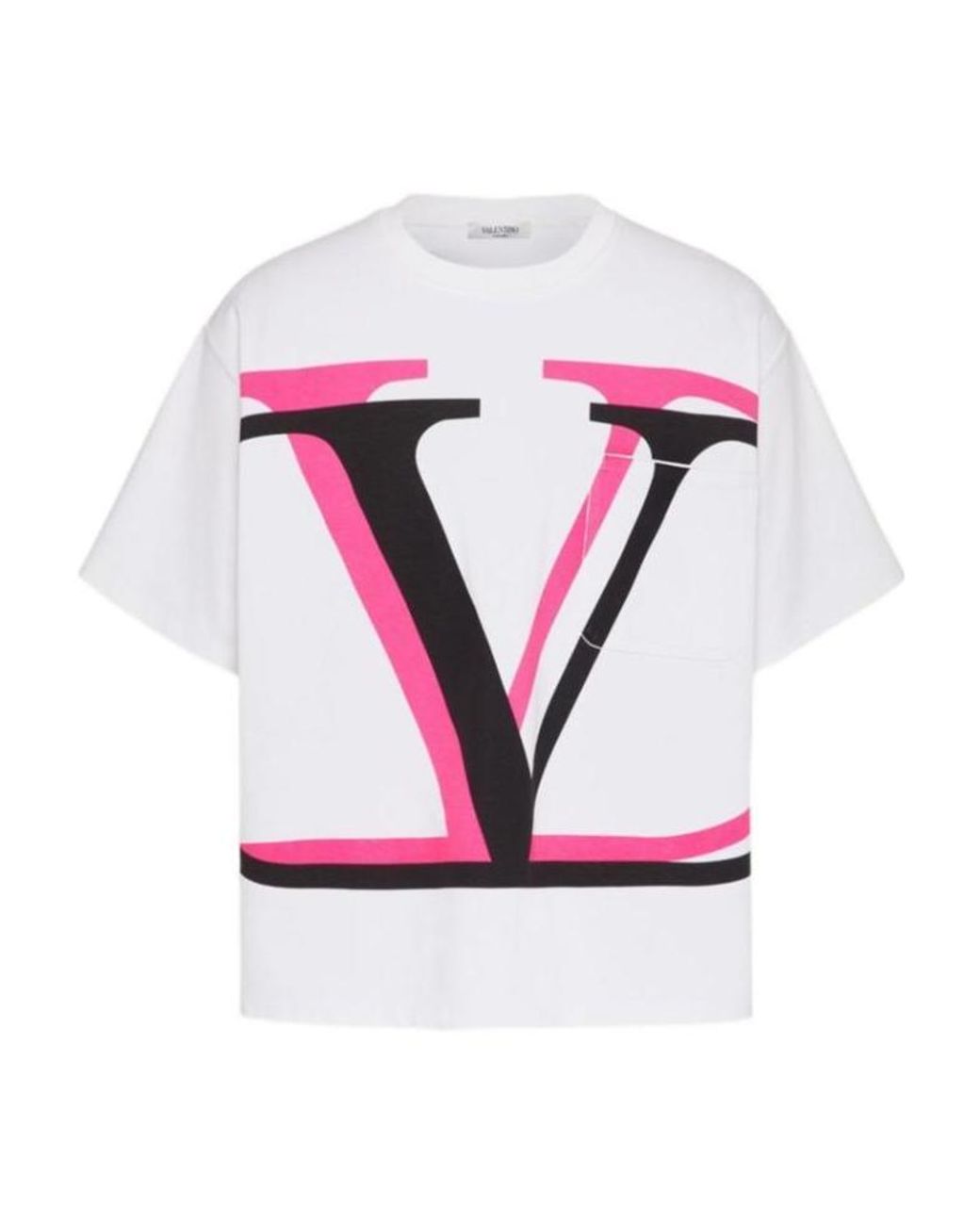 Valentino Pink Vlogo T-Shirt for men