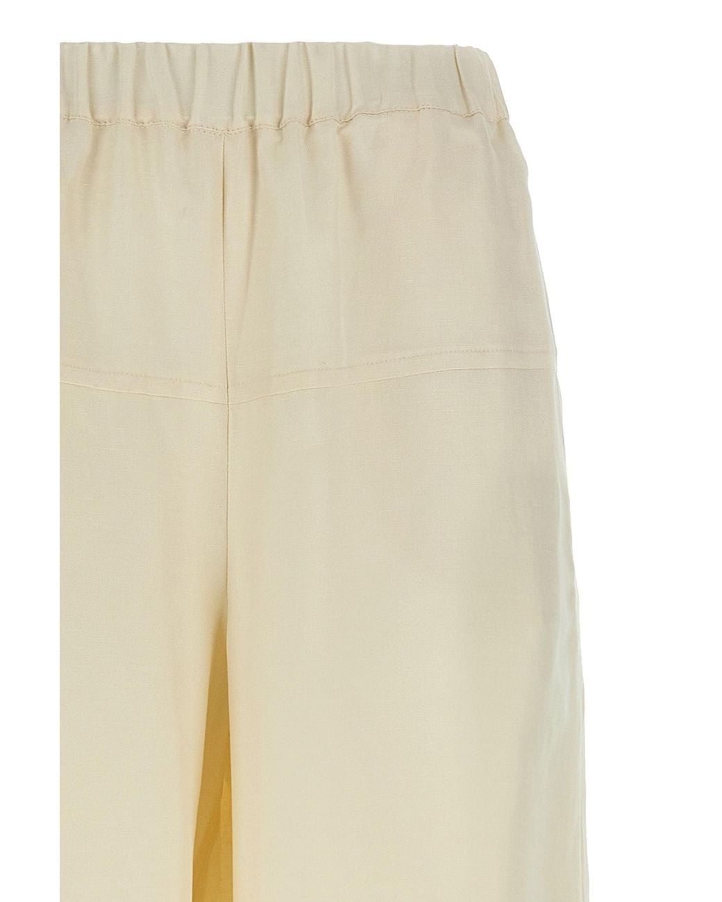 Max Mara Natural Onore Wide Leg Pants