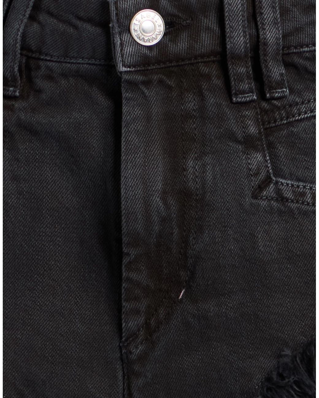 Isabel Marant Black Denim Shorts
