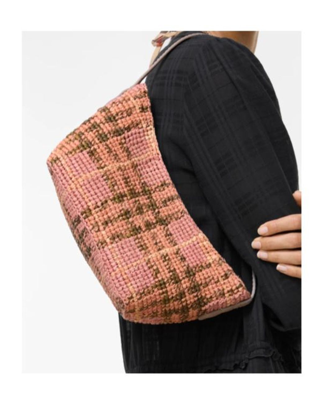 Burberry Brown Margate Zip-Up Mini Shoulder Bag