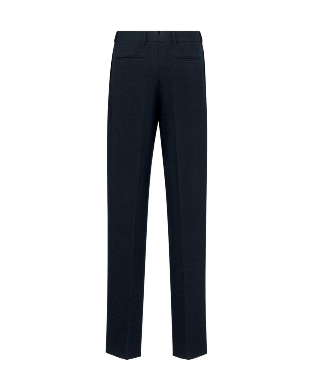 Dior Blue Homme Classic Straight-Cut Pants for men