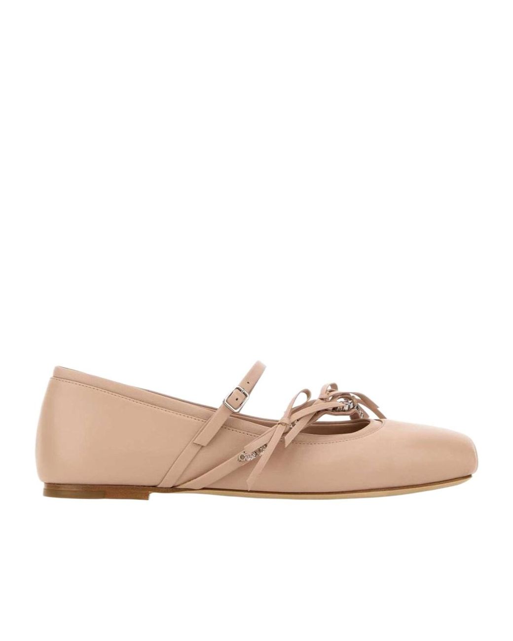 Jimmy Choo Pink Loli Ballerinas