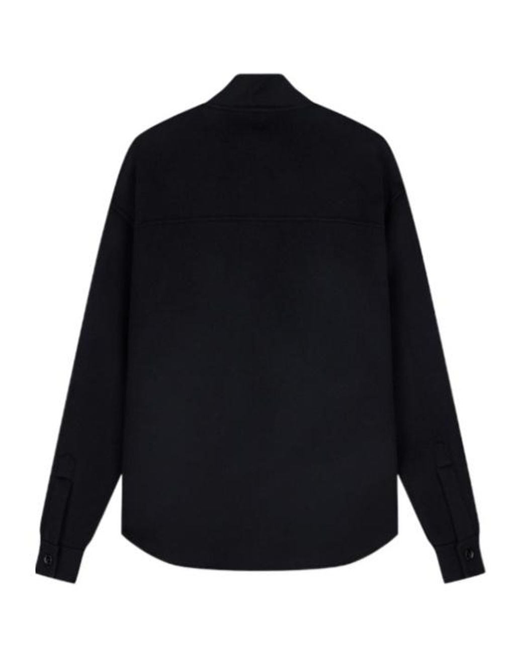 Giorgio Armani Blue Button-Up High Neck Jacket for men