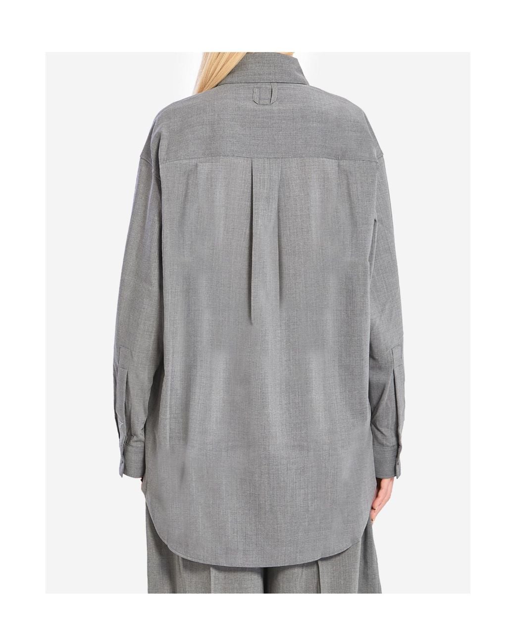 Jacquemus Gray Long-Sleeve Shirt