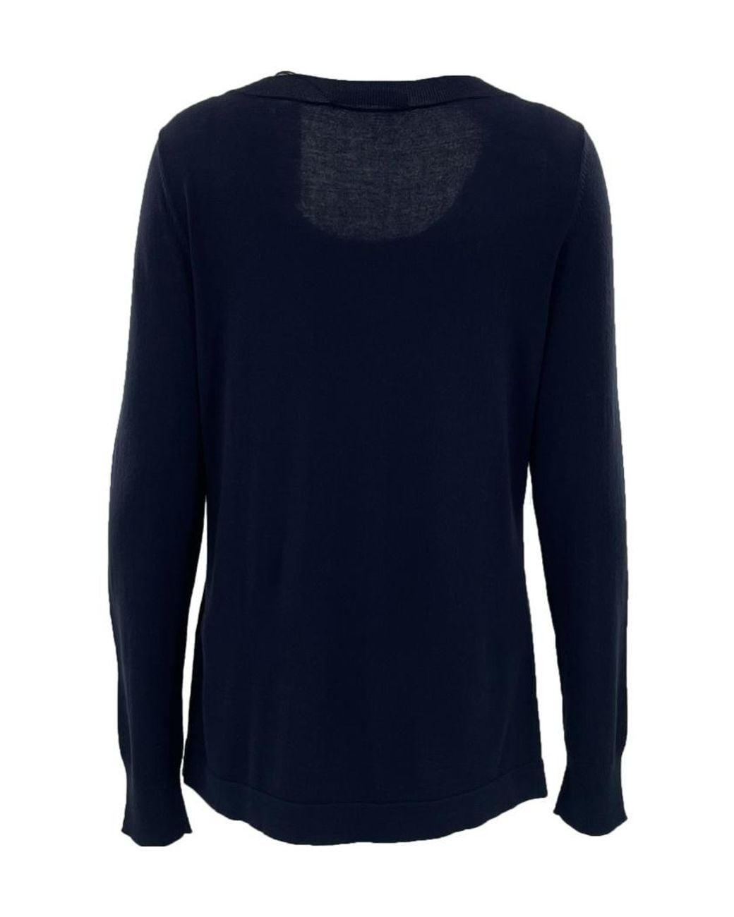Weekend by Maxmara Blue Long-Sleeve Knitted Top