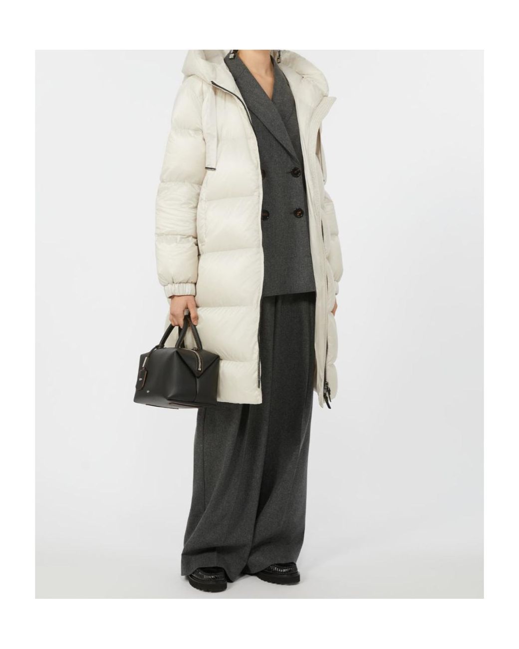 Max Mara Gray 'S Titty Wide Leg Pants