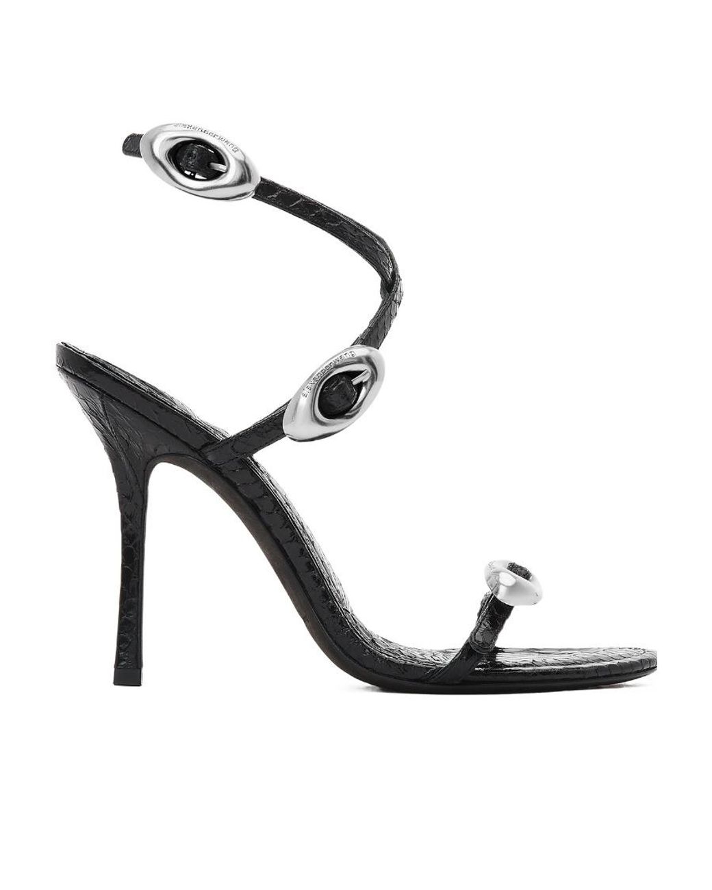 Alexander Wang Black Buckle Detailed Sandals