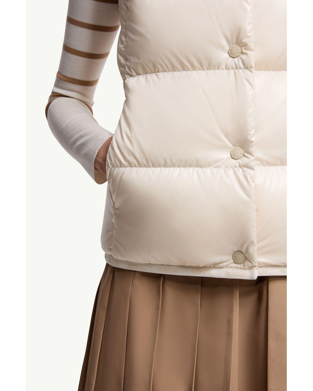 Moncler Natural Badia Down Gilet