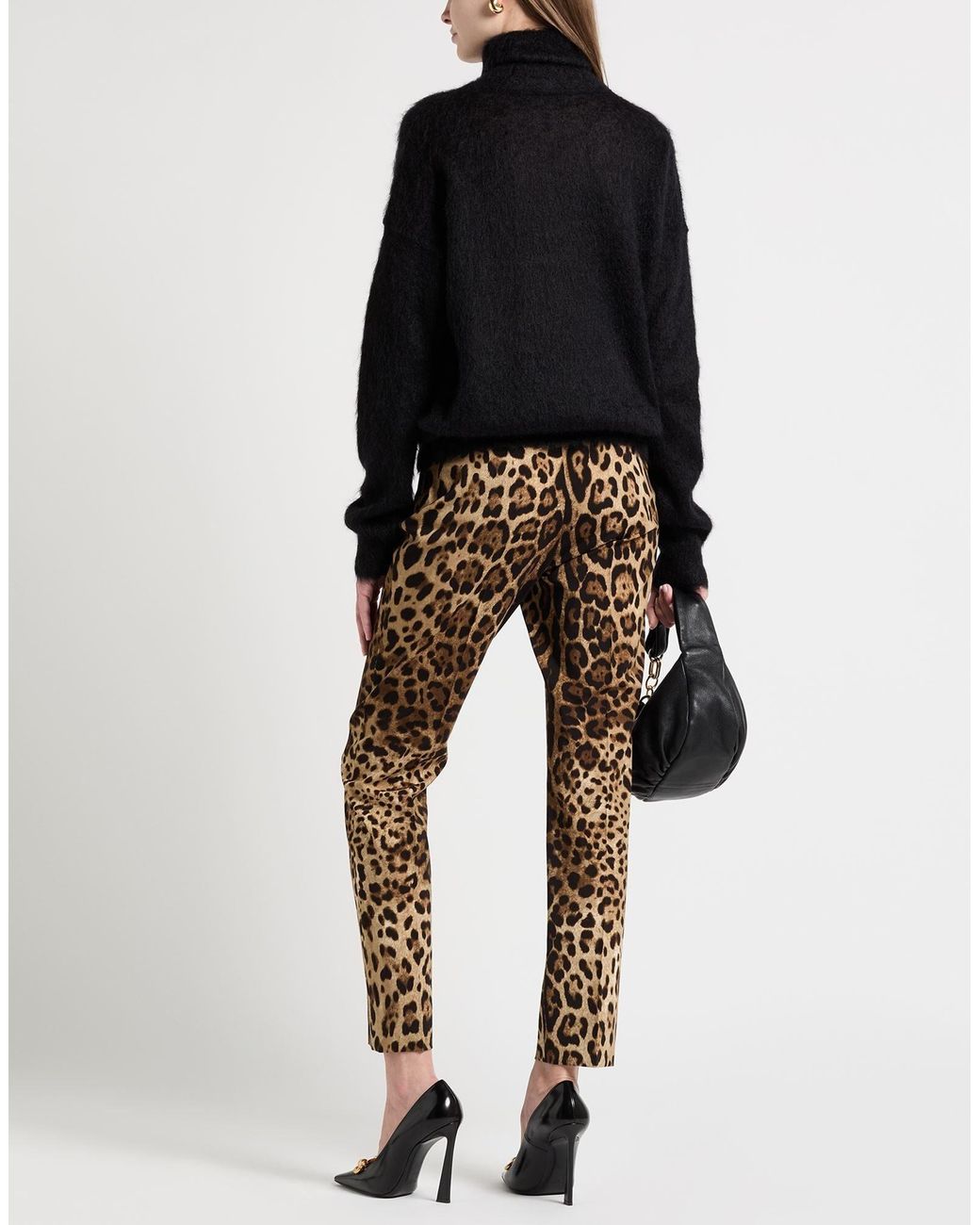 Saint Laurent Black Lightweight Turtleneck Knit Sweater