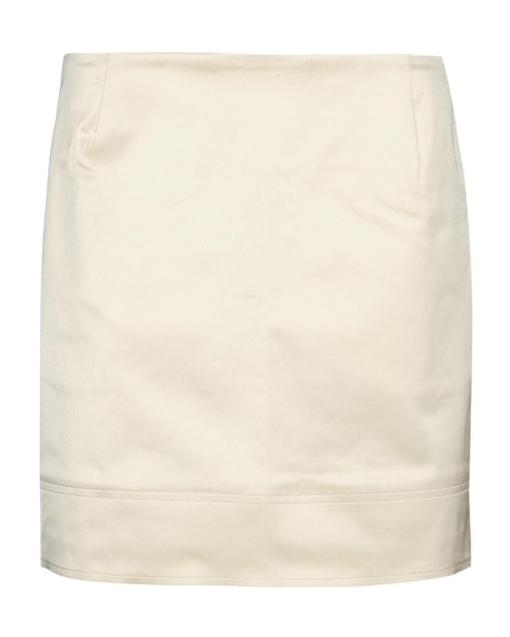Totême Natural Totême Crepe Mini Skirt