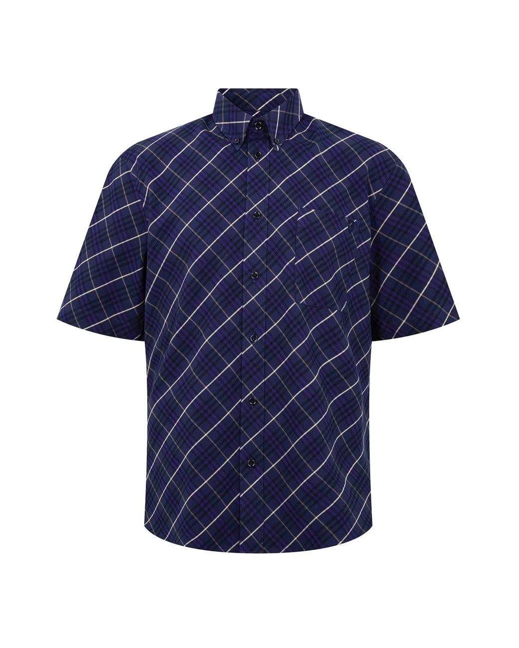 Burberry Blue Logo Shirt for men