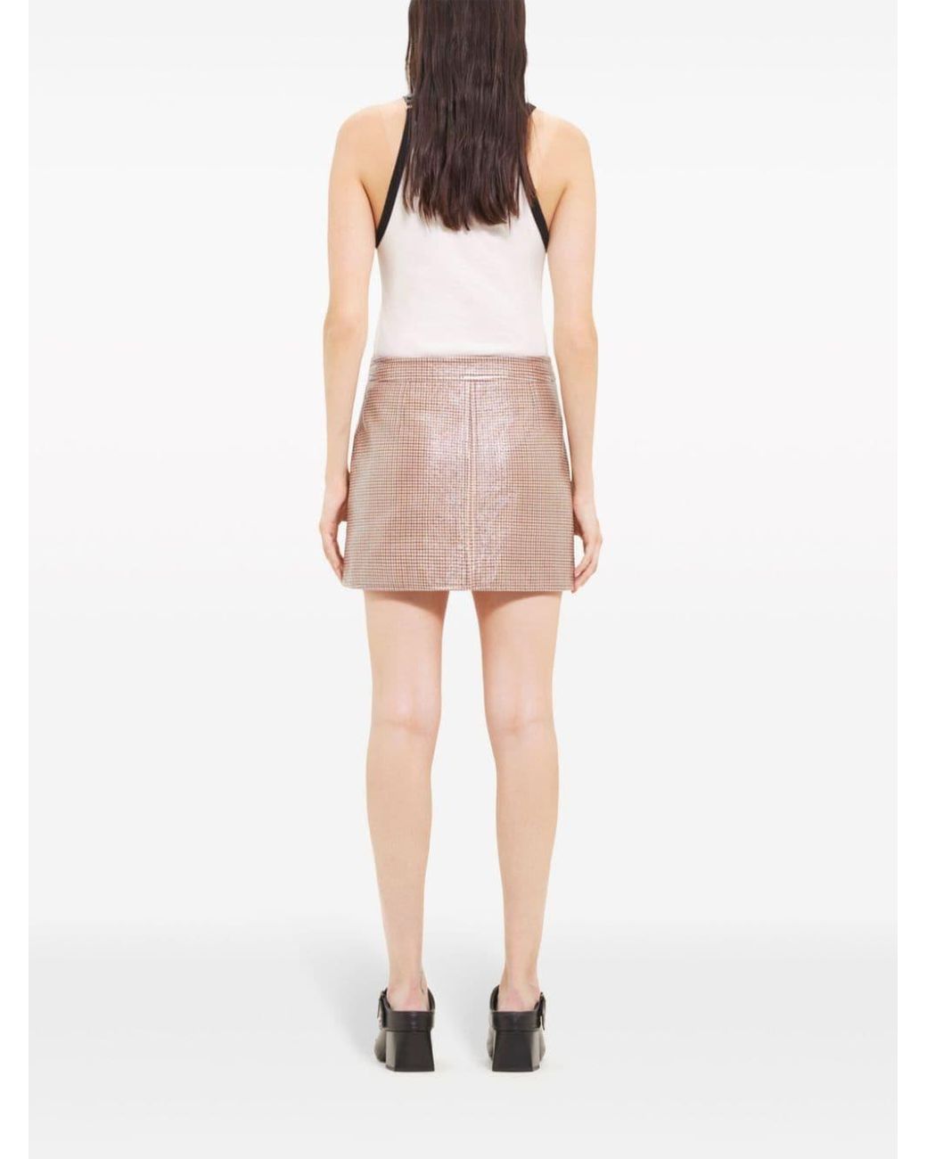 Courreges White Courrèges Buckle Detailed Halter-Neck Top