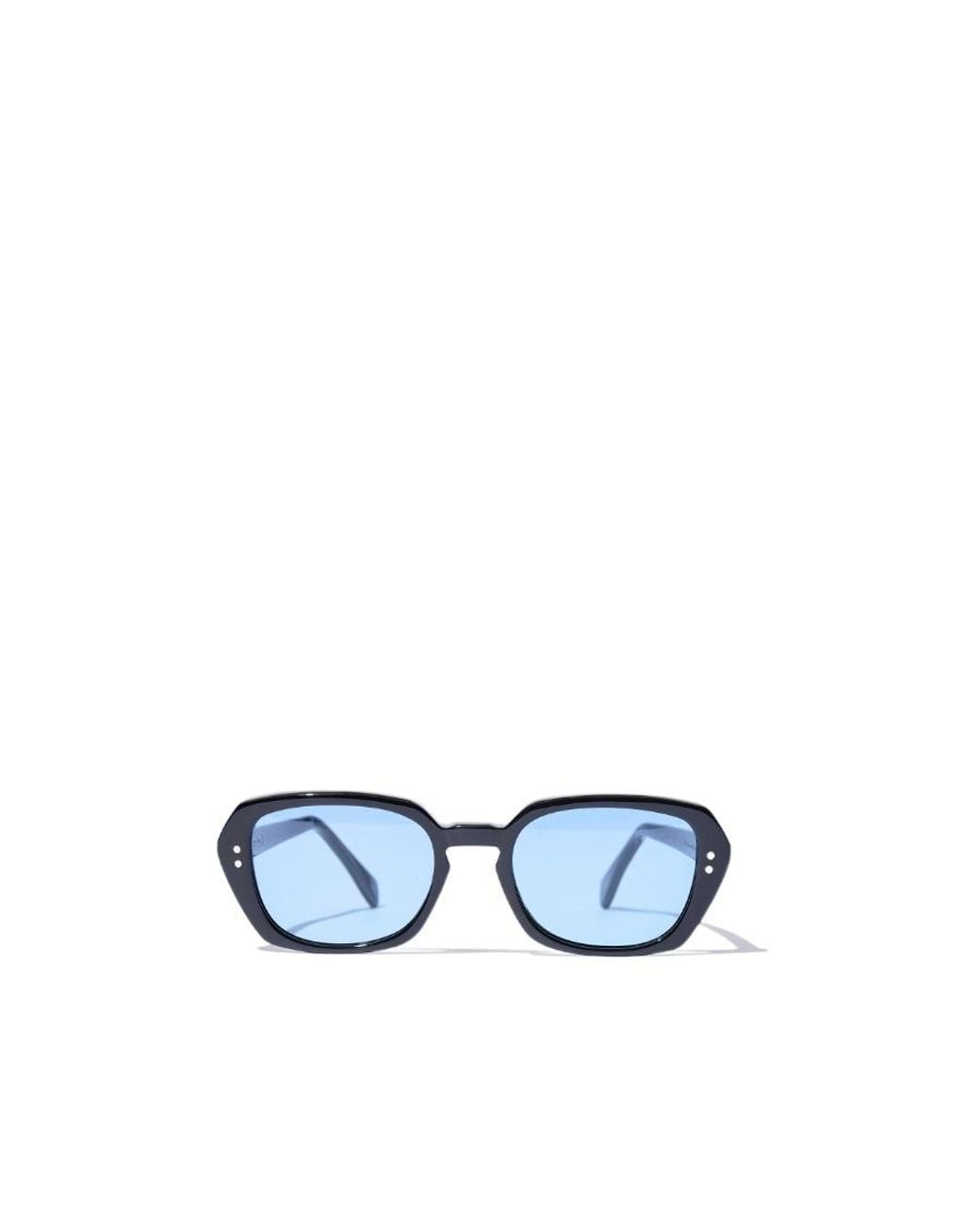Our Legacy Blue Logo Sunglasses for men