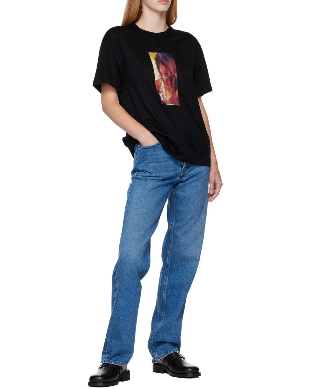 Our Legacy Black Camion Buckle Detailed Mules for men