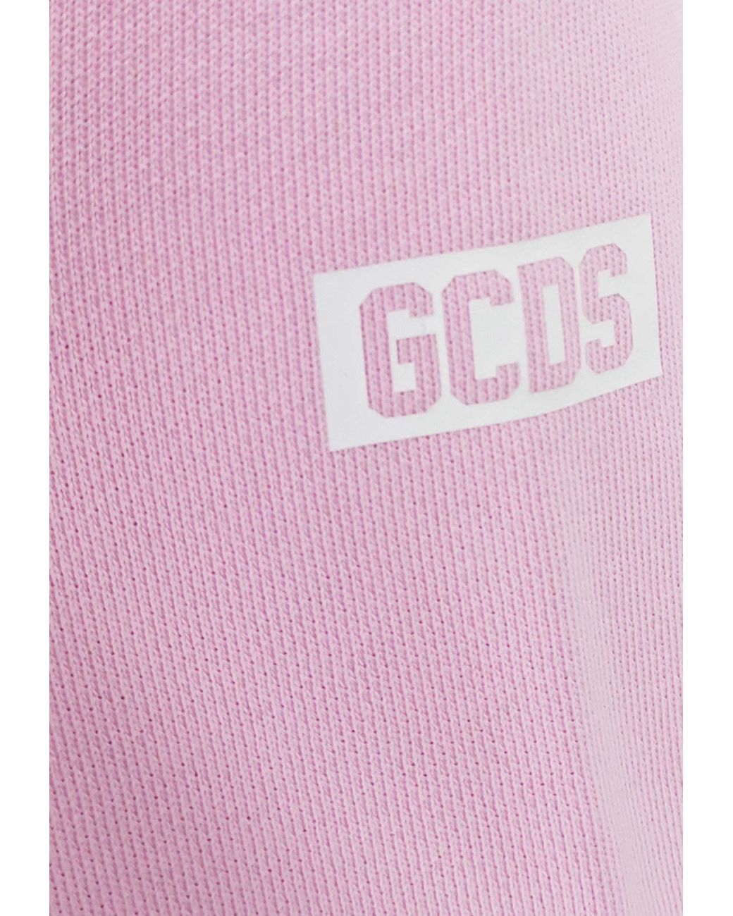 Gcds Pink Essentials Sweatshirt for men