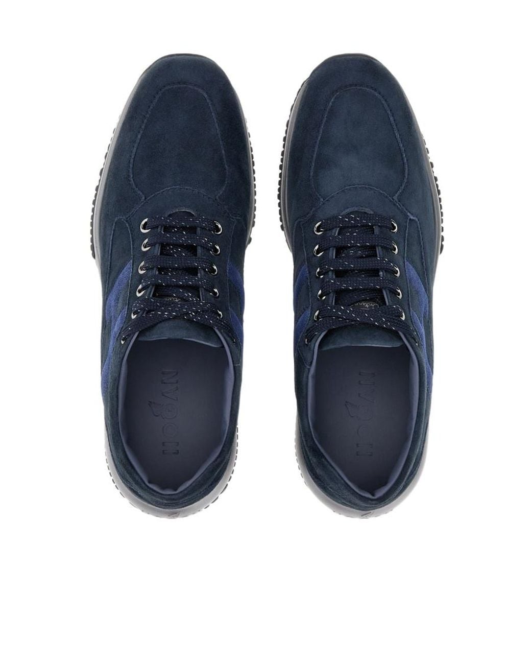 Hogan Blue Interactive Lace-Up Sneakers