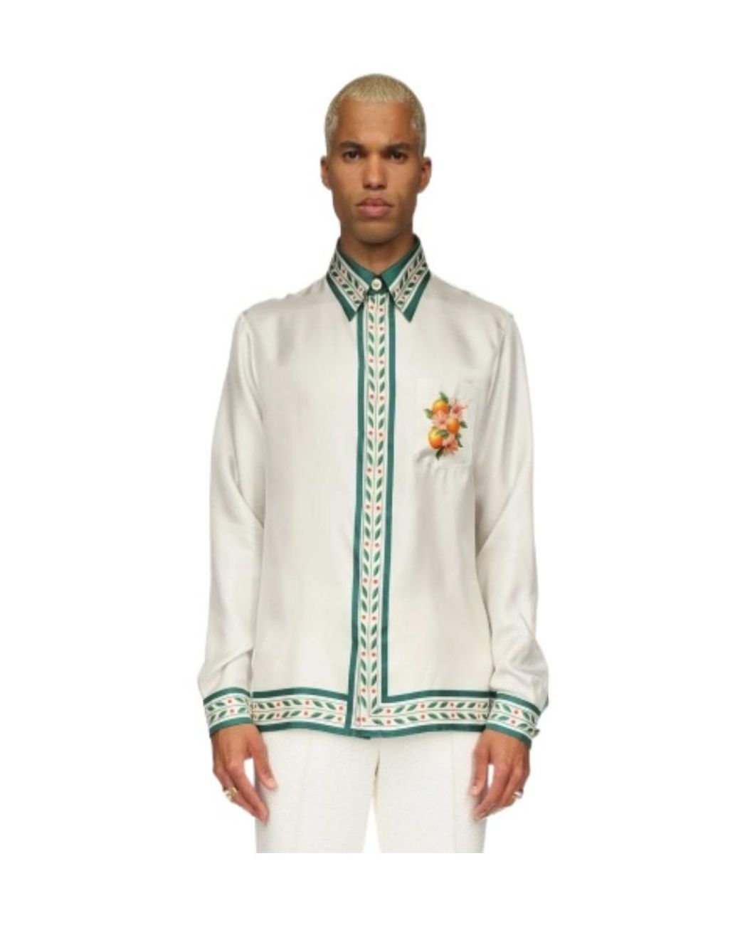 Casablanca Green Oranges En Fleur Shirt for men