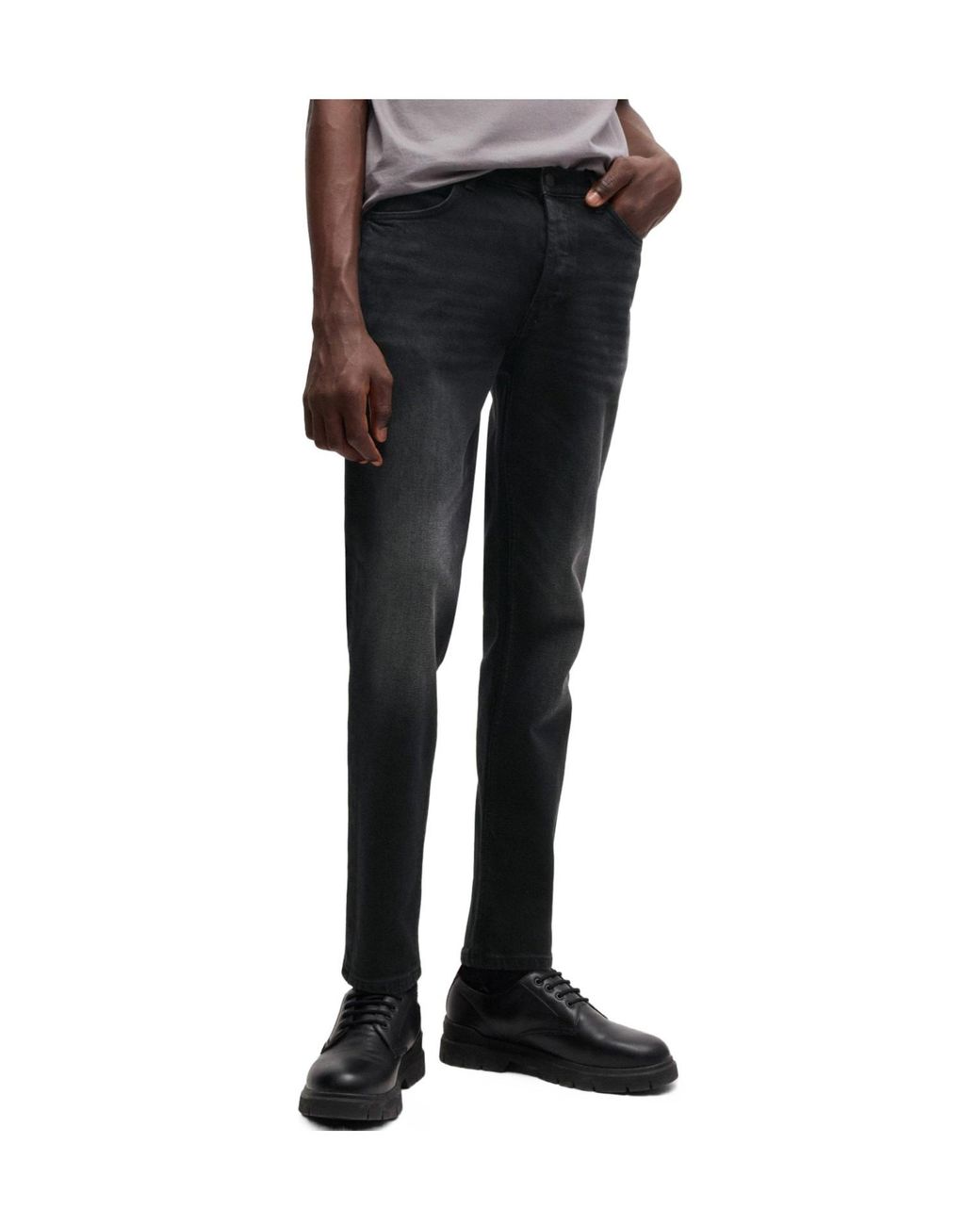 Boss Black Fadedwash Denim Jeans for men