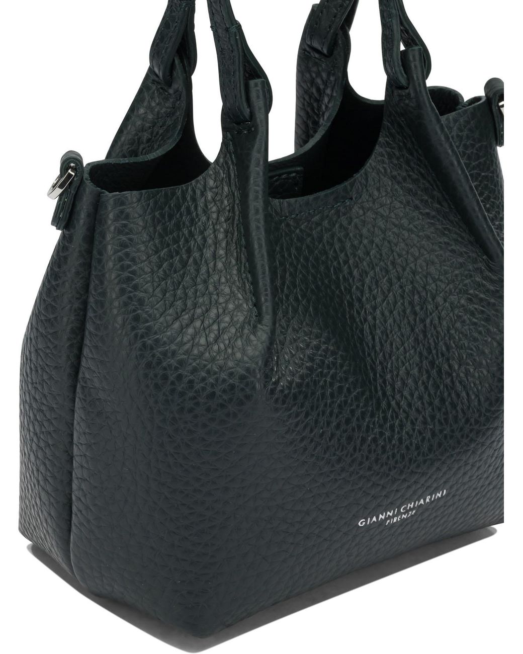 Gianni Chiarini Black Dua Top Handle Tote Bag