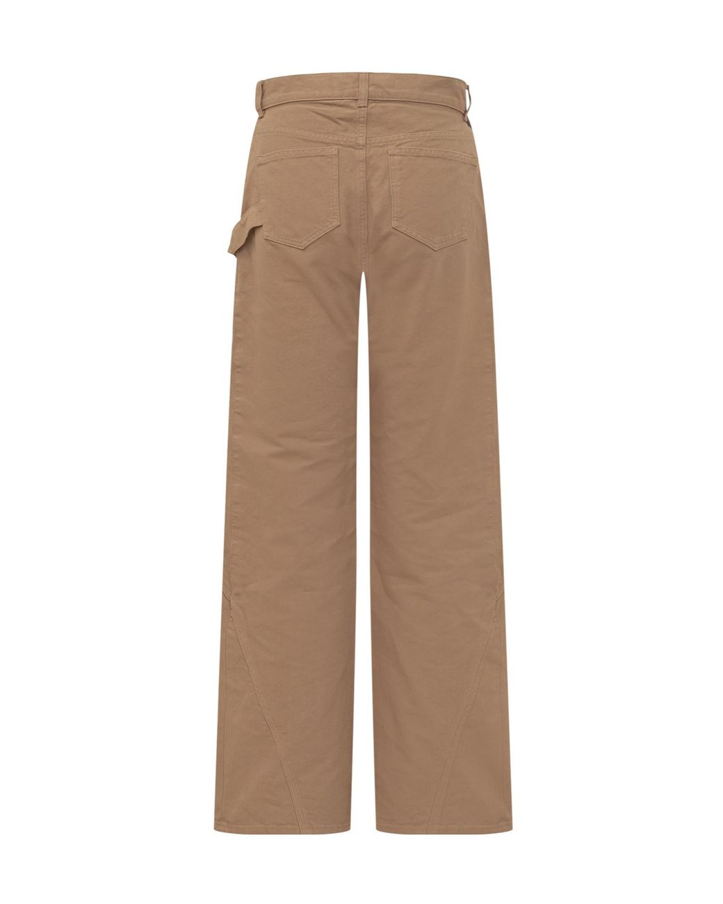 J.W. Anderson Natural Jw Anderson Twisted Wide Leg Workwear Jeans