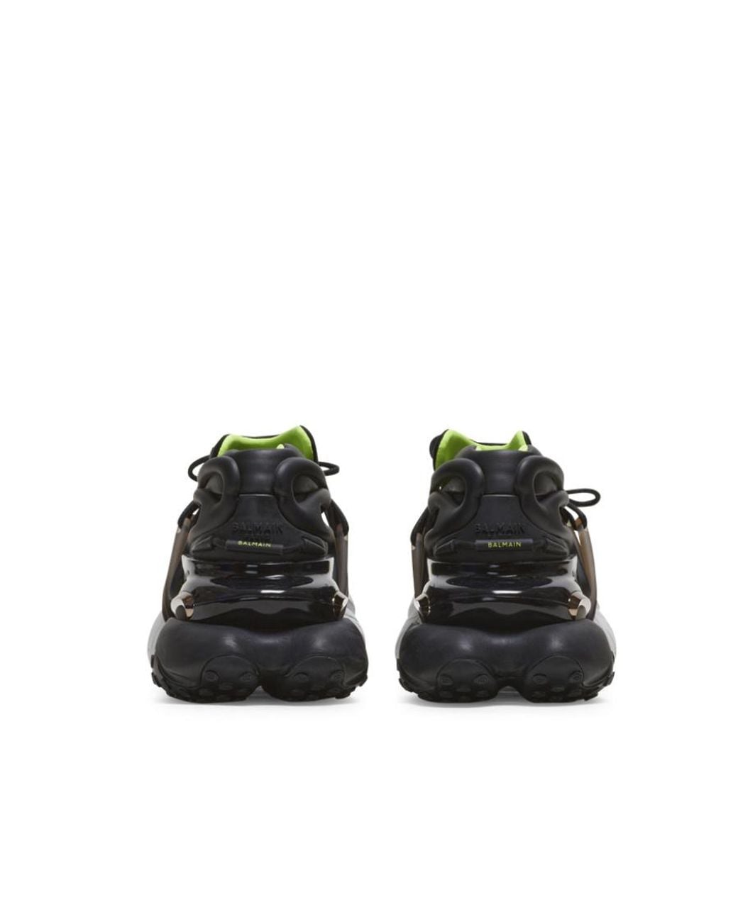Balmain Multicolor Fluorescent Unicorn Sneakers for men